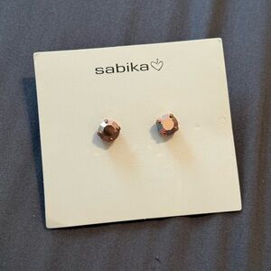 Sabika copper/rosegold Stud Earrings